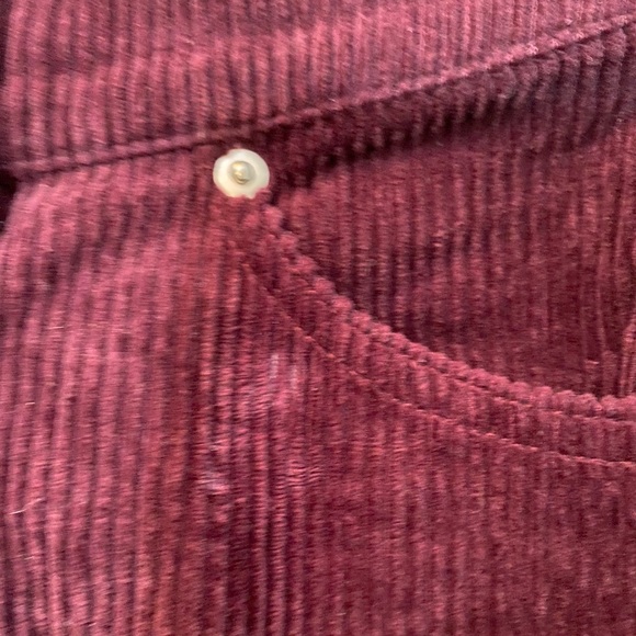 Burgundy corduroy skirt - Picture 4 of 4
